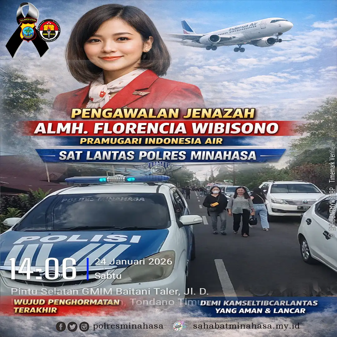 Pengawalan Jenazah Almh. Florencia Wibisono, Pramugari Indonesia Air, Wujud Empati dan Jaminan Kamseltibcarlantas